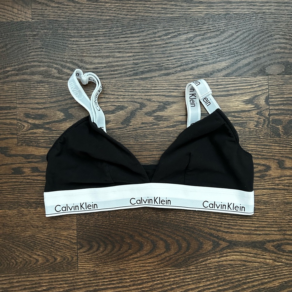 Black Calvin Klein Bra